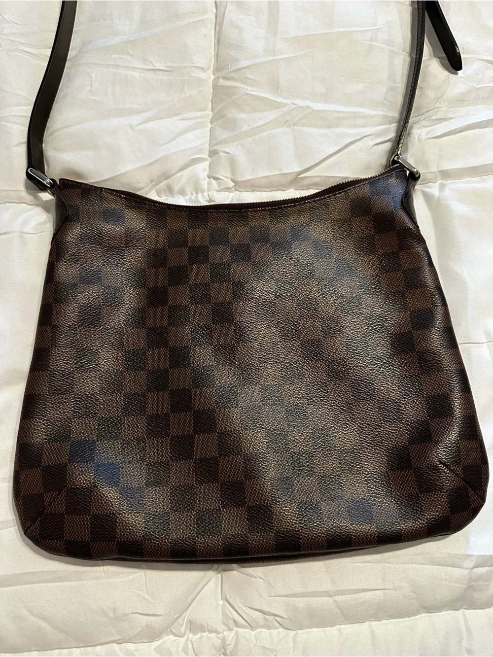 Louis Vuitton Damier Ebene Bloomsbury PM Crossbody Bag